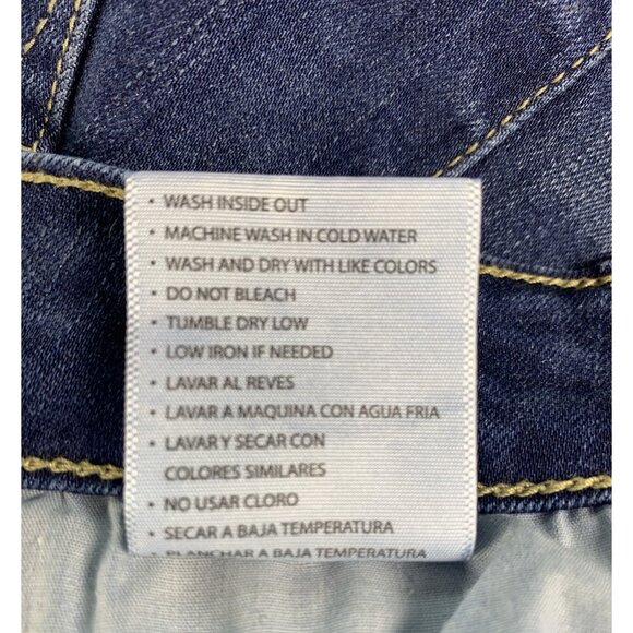 KanCan Skinny Blue Jeans Women's Size 3/25 Button Fly High Rise Measures 26x25 - Picture 8 of 11